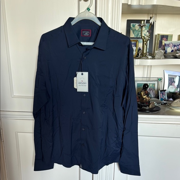UNTUCKit Blue Casual Button Down Shirt - Picture 4 of 4